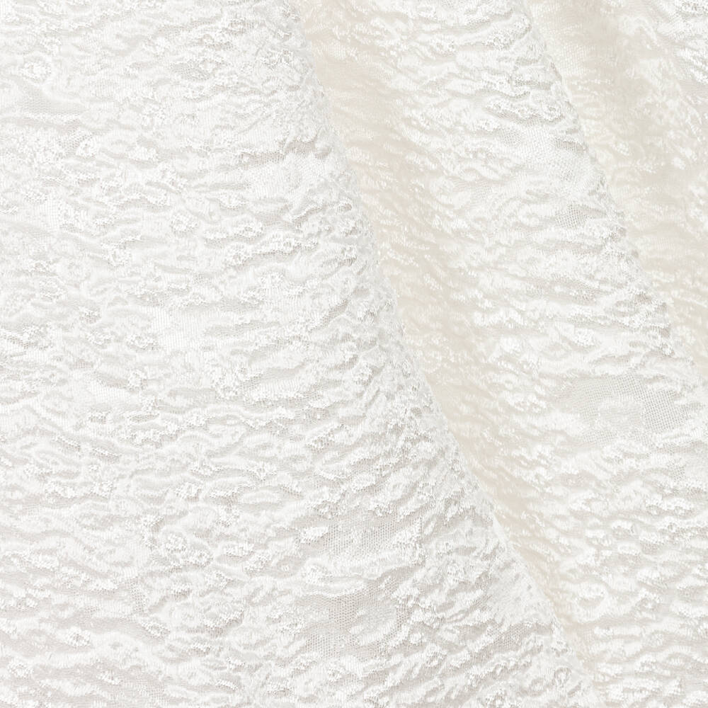 iAMe-Girls White Jacquard Dress | Childrensalon Outlet