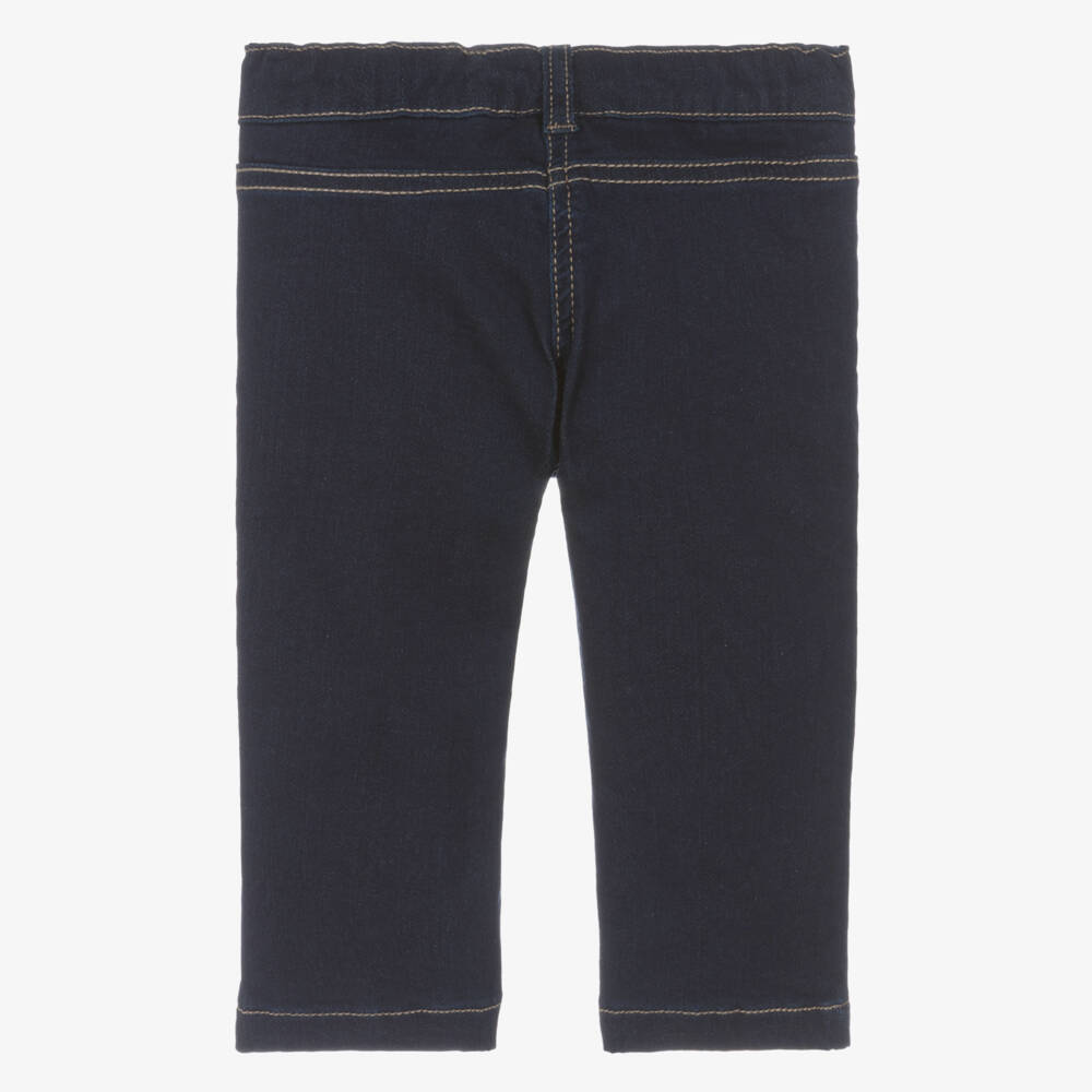 iDO Mini-Bab Girls Dark Blue Jeans with Heart Pockets | Childrensalon Outlet