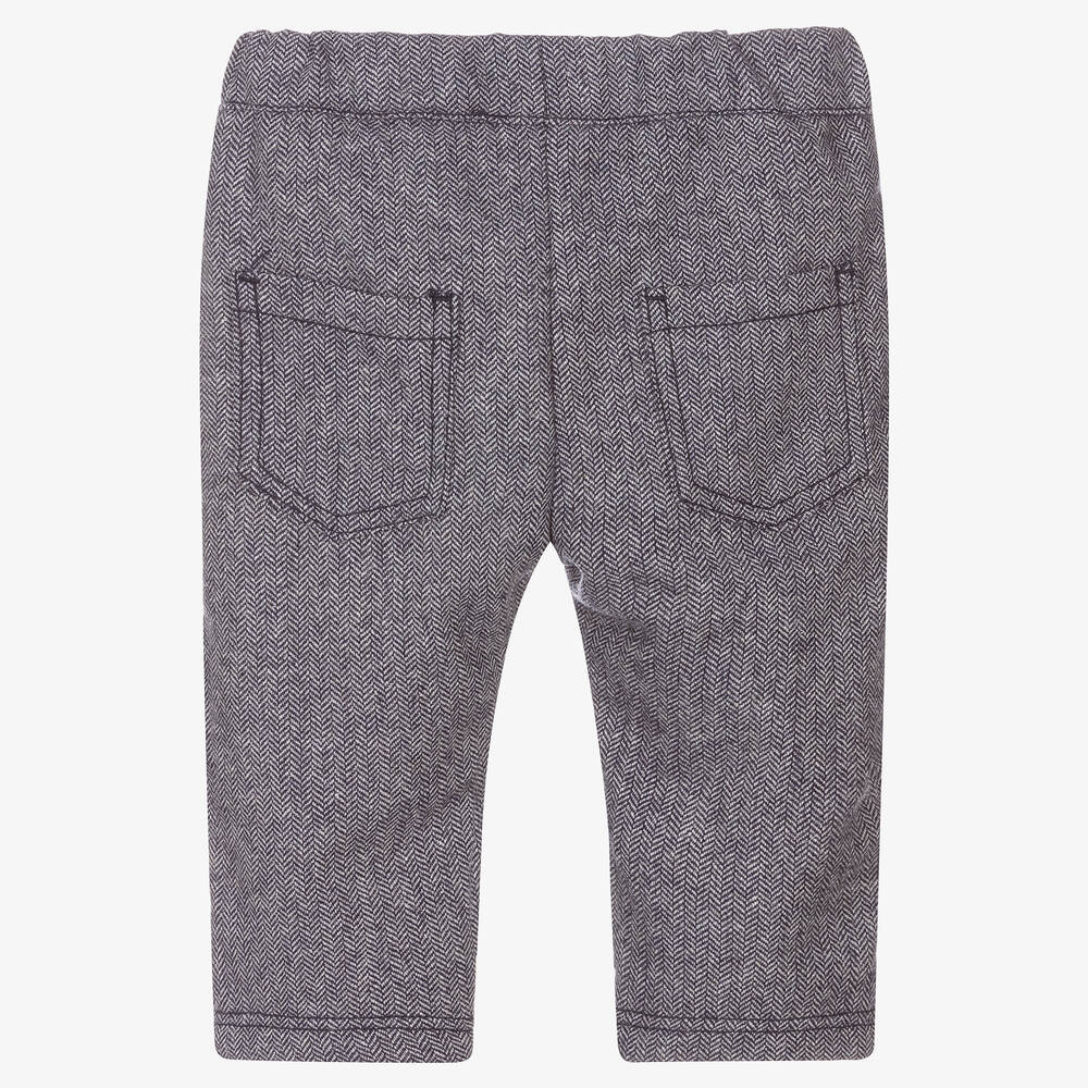 iDO Mini-Baby Boys Blue Trousers | Childrensalon Outlet