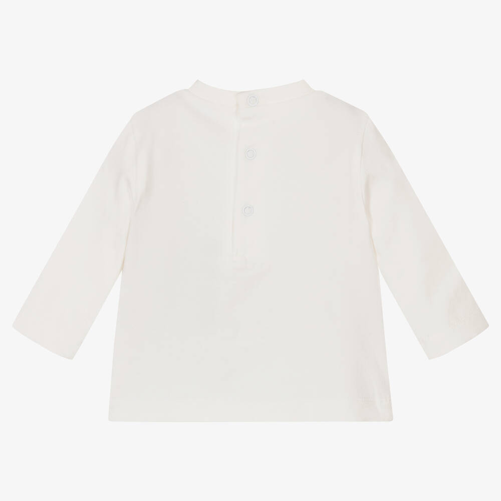 iDO Мини-Кремово-серый топ из хлопка в клетку | Childrensalon Outlet