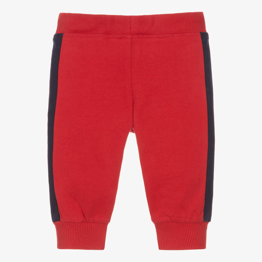 iDO Baby Baby Boys Red Cotton Joggers