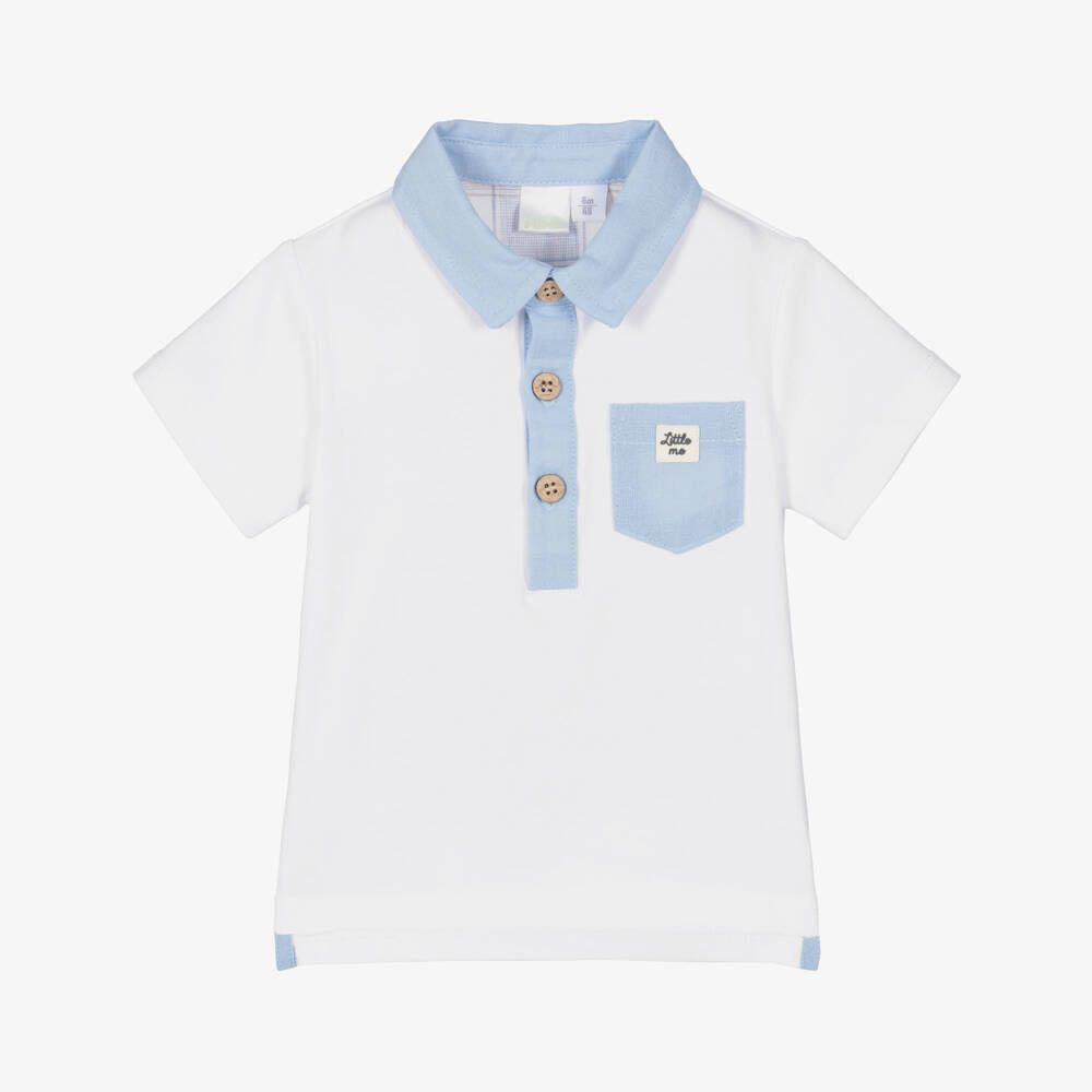 iDO-Кремовая вязаная рубашка поло для мальчиков | Childrensalon Outlet
