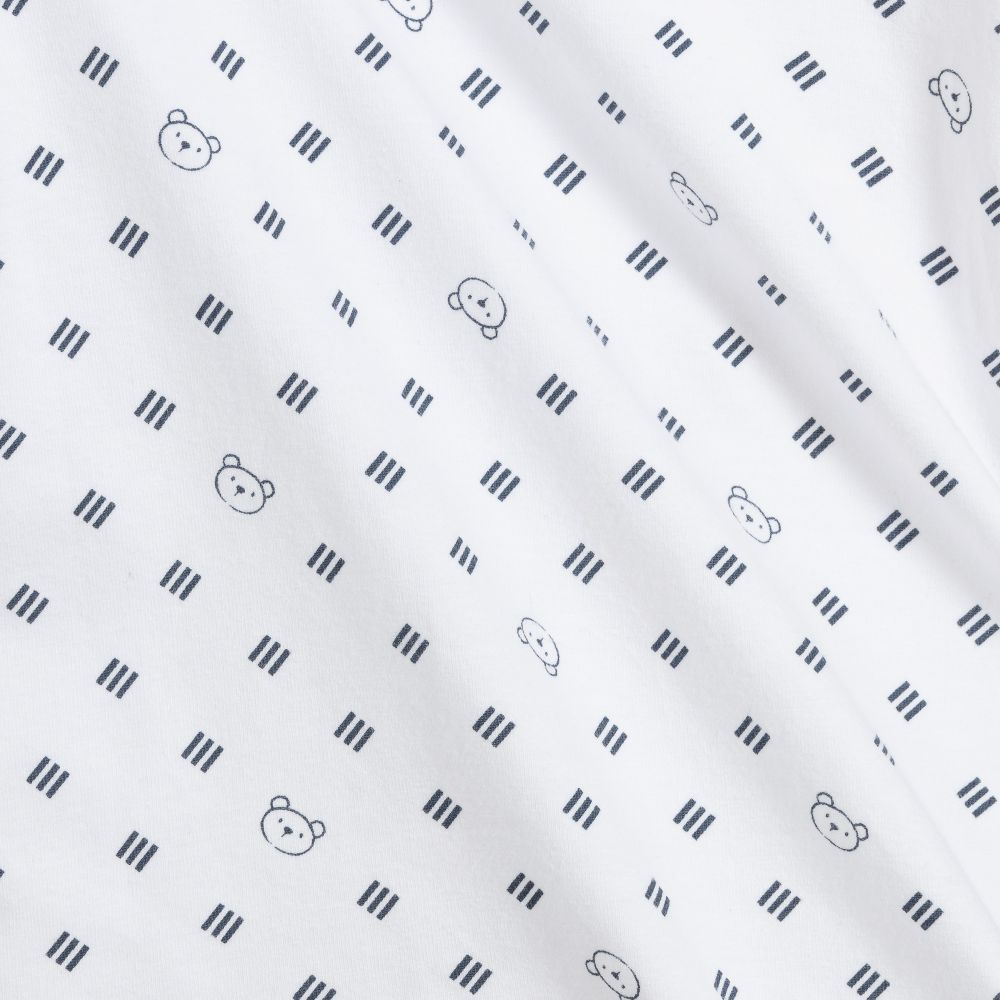 iDO Мини-Baby Boys White Jersey Shirt | Childrensalon Outlet