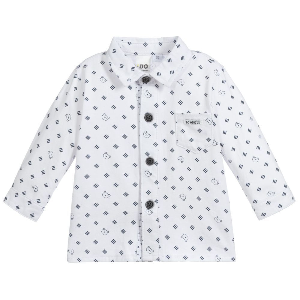 iDO Mini - Baby Boys White Jersey Shirt | Childrensalon