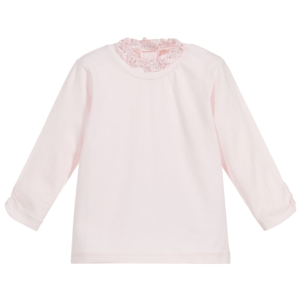 iDO Mini - Baby Girls Cotton Jersey Top | Childrensalon
