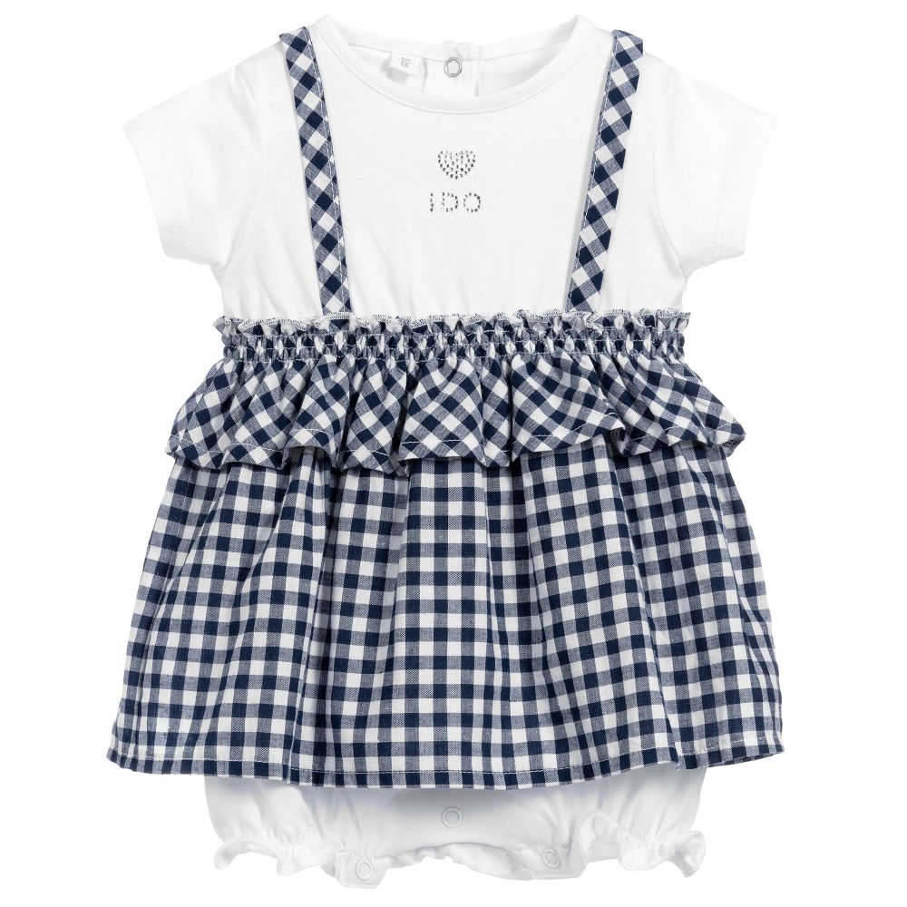 iDO Mini - Baby Girls Cotton Shortie | Childrensalon