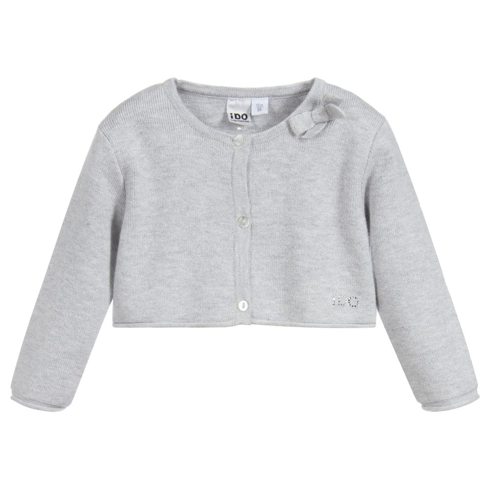 iDO Mini - Baby Girls Grey Bolero | Childrensalon