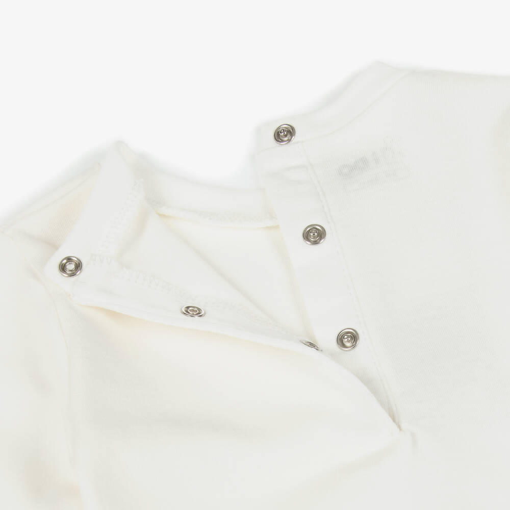 iDO Mini-Baby Girls Pink Cotton Tracksuit Set | Childrensalon Outlet