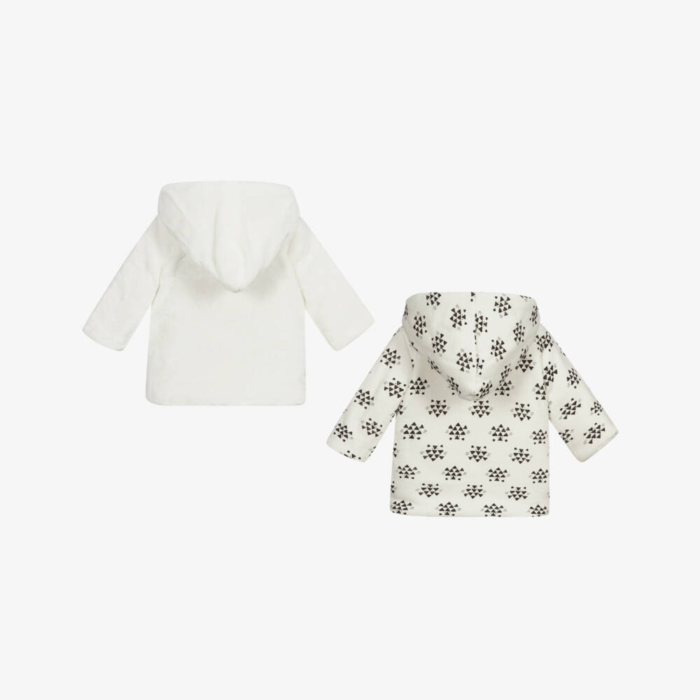 iDO Mini-Baby Girls Reversible Jacket | Childrensalon Outlet