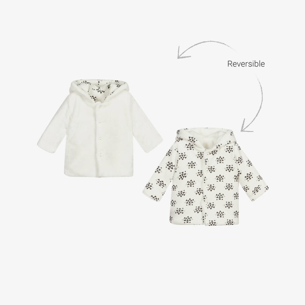 iDO Mini-Baby Girls Reversible Jacket | Childrensalon Outlet