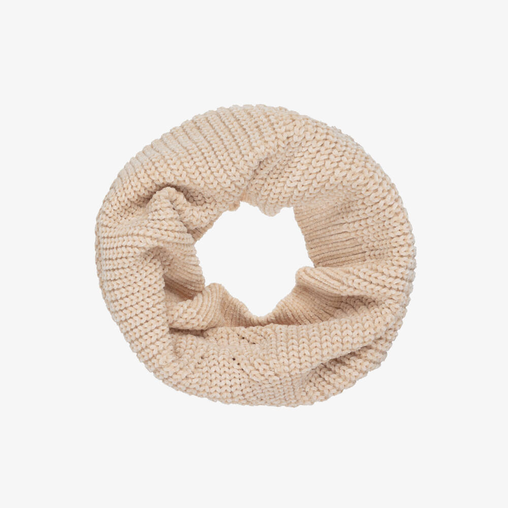 iDO-Beige Chenile Snood | Childrensalon Outlet