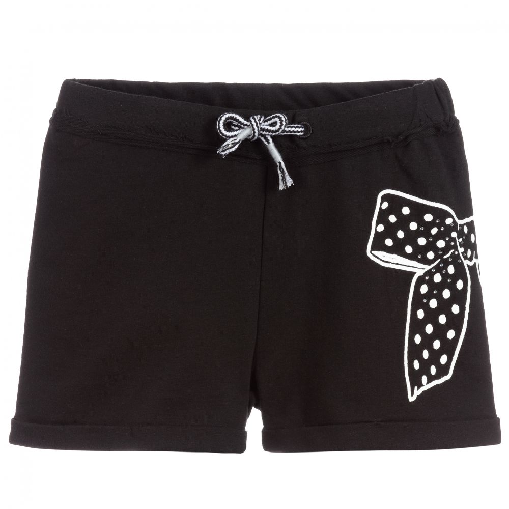 iDO Baby - Black Cotton Shorts | Childrensalon