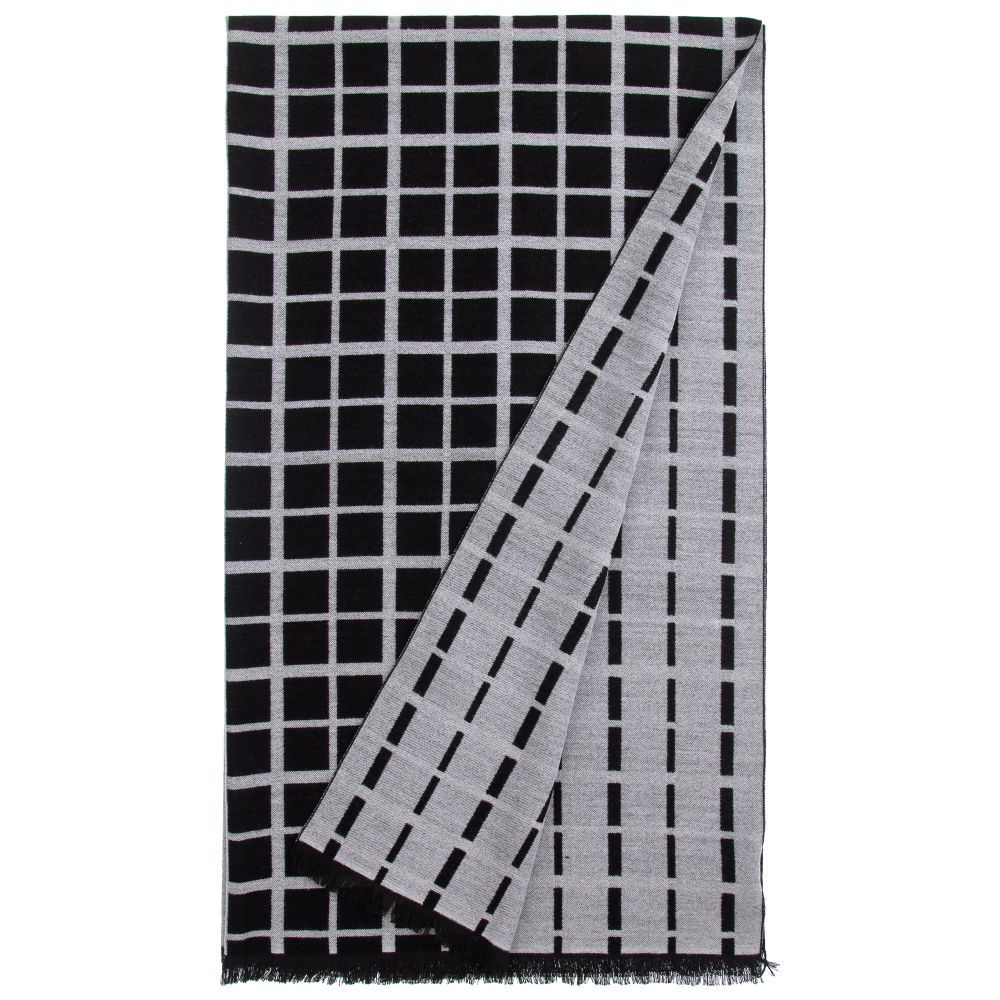 iDO Для младших-Черно-серый шарф (184 см) | Childrensalon Outlet