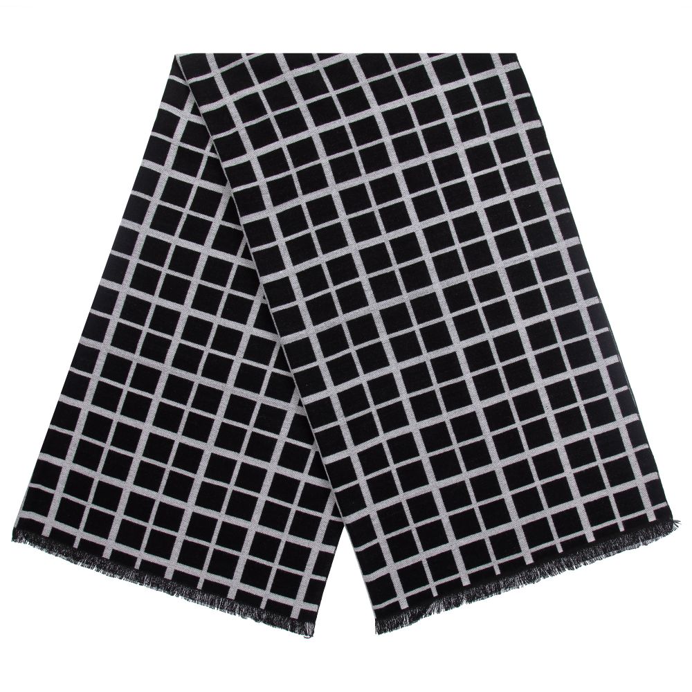 iDO Для младших-Черно-серый шарф (184 см) | Childrensalon Outlet