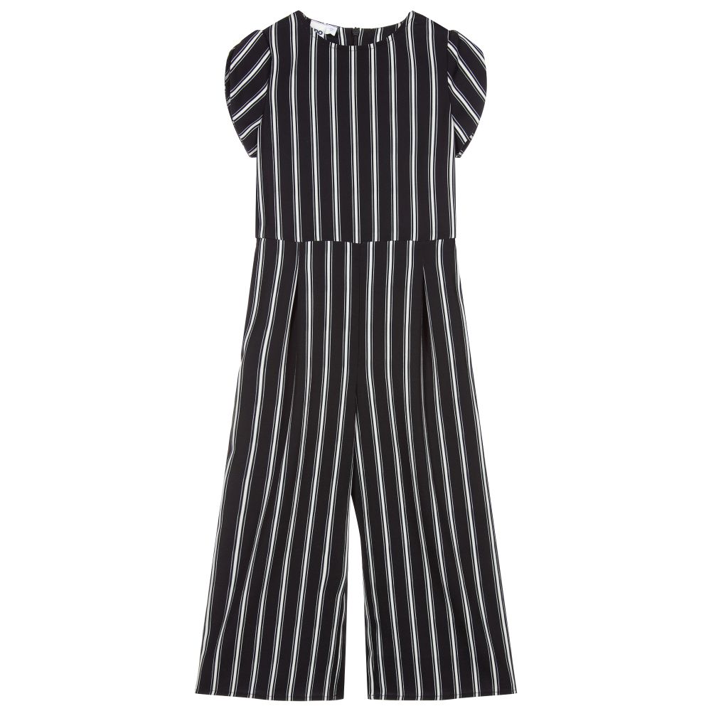 iDO Junior-جمبسوت لون أسود و عاجي للبنات | Childrensalon Outlet