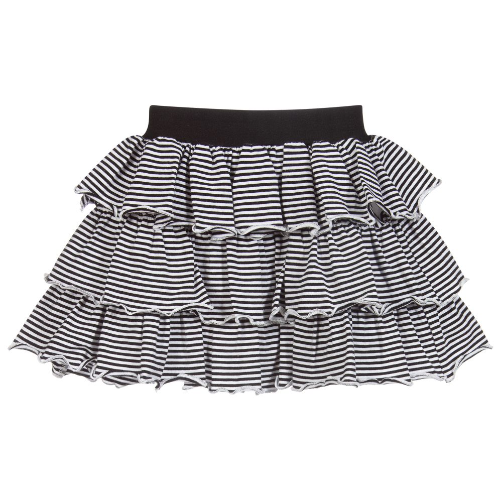 iDO Baby - Black & White Cotton Skirt | Childrensalon Outlet