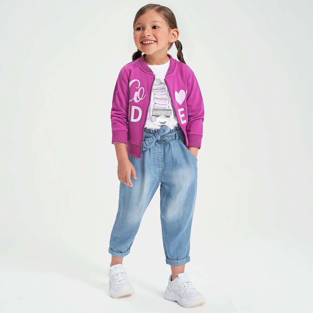iDO Baby-Blue Chambray Trousers | Childrensalon Outlet