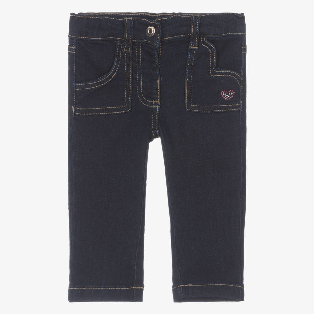 iDO Mini-Blue Heart Jeans | Childrensalon Outlet