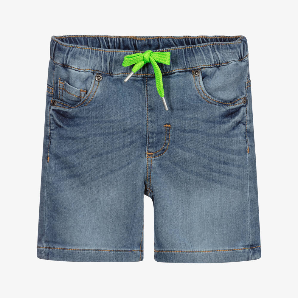 iDO Baby-Blue Jersey Shorts | Childrensalon Outlet