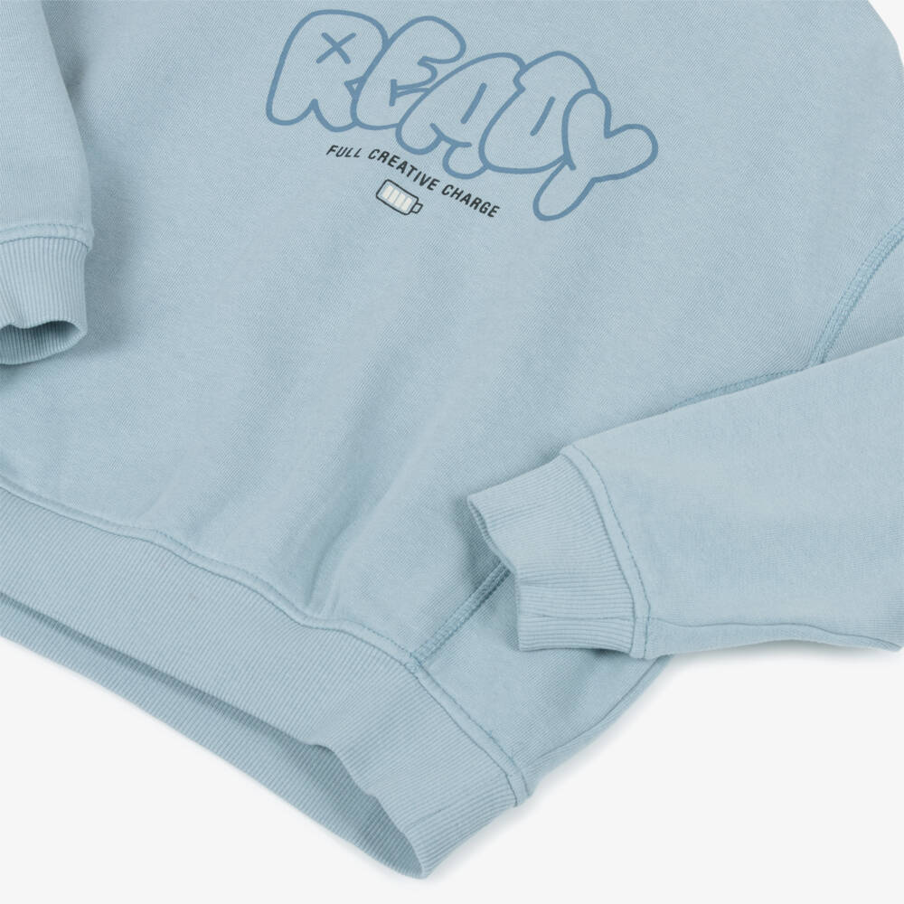 iDO-Blue 'Ready' Sweatshirt | Childrensalon Outlet
