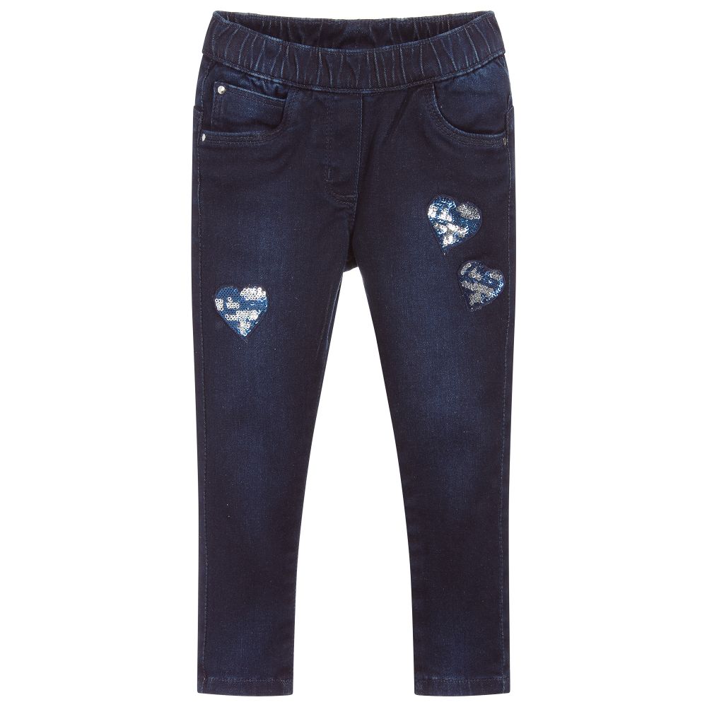 iDO Baby - Jegging slim bleu en denim | Childrensalon