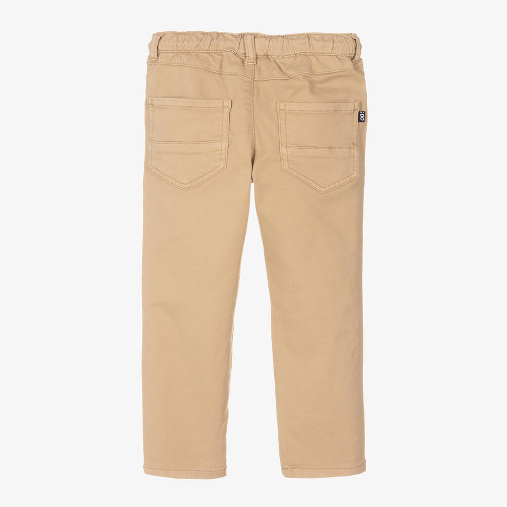 iDO Baby-Boys Beige Chino Trousers | Childrensalon Outlet