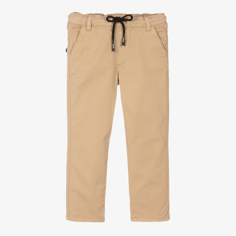 Pantalon chino beige garcon clearance