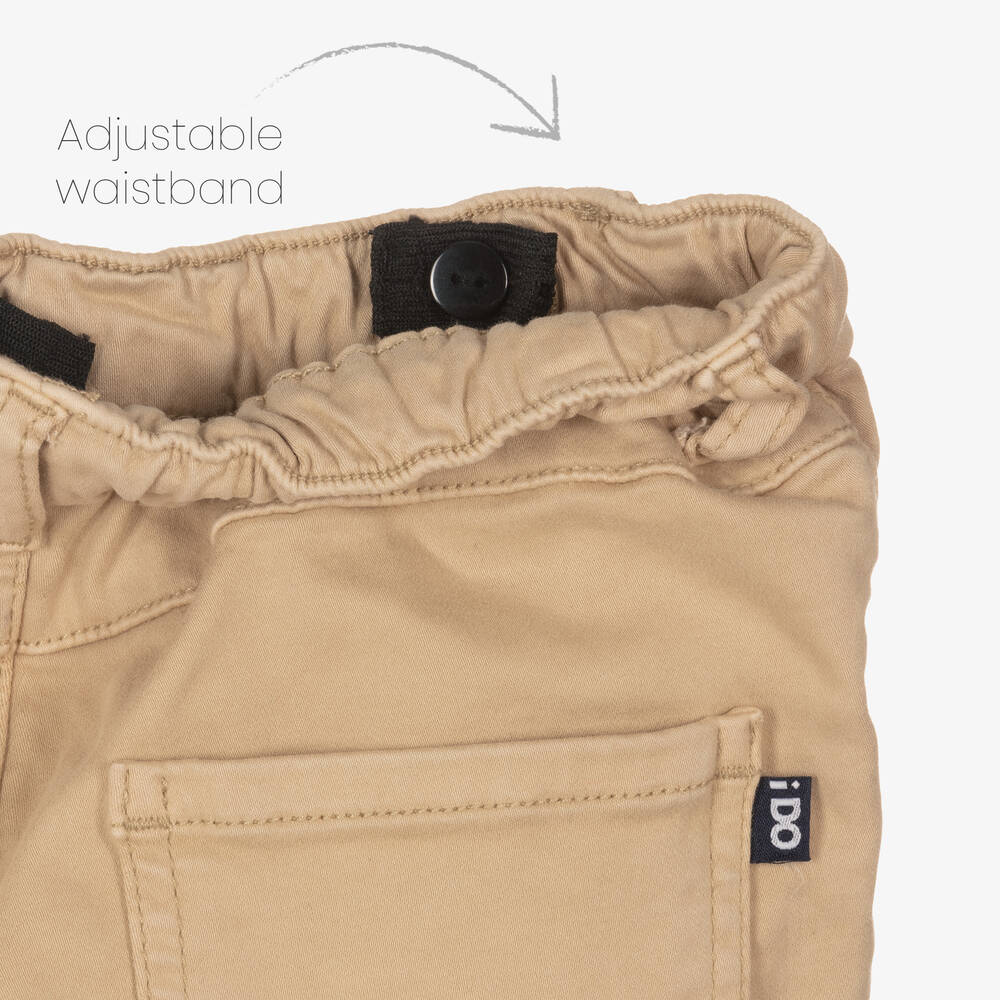 iDO Baby-Boys Beige Chino Trousers | Childrensalon Outlet