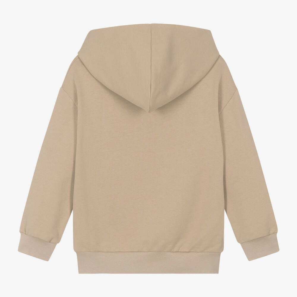 Boys beige hoodie discount