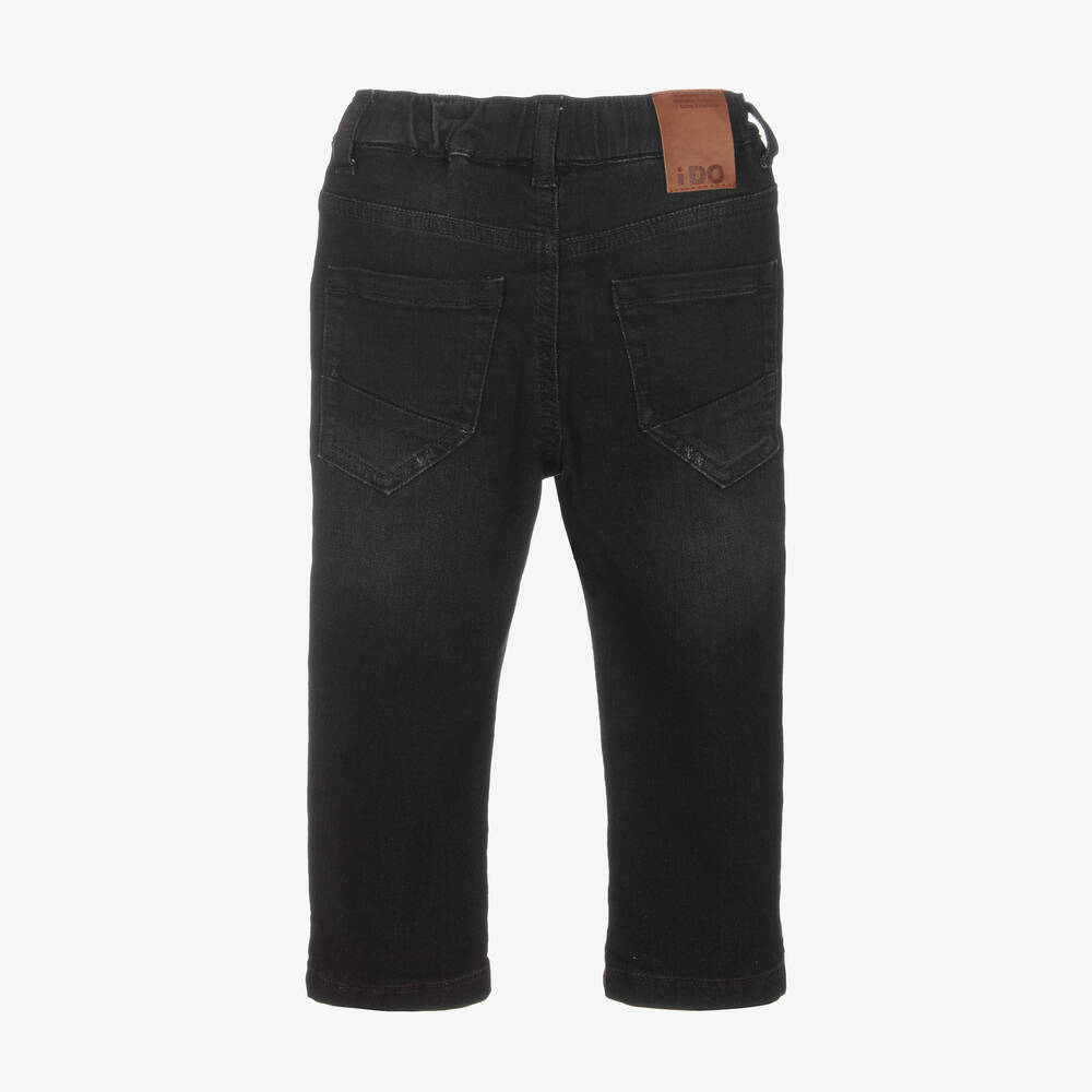 iDO Baby-جينز قطن دنيم لون أسود للأولاد | Childrensalon Outlet
