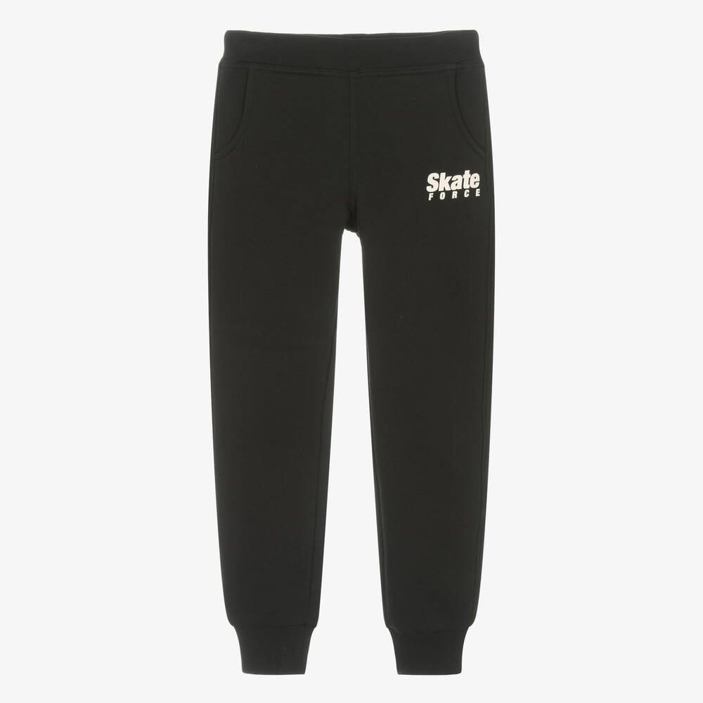 Boys Black Joggers