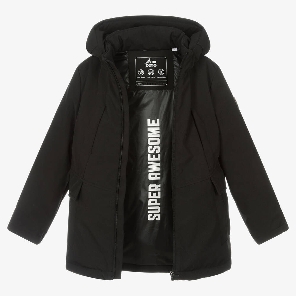 iDO Junior Boys Black Padded Coat Childrensalon Outlet
