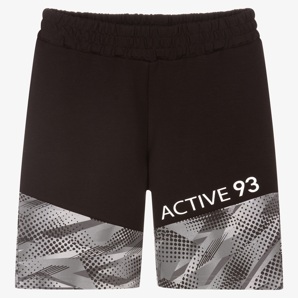 iDO Junior-Boys Black Sports Shorts | Childrensalon Outlet