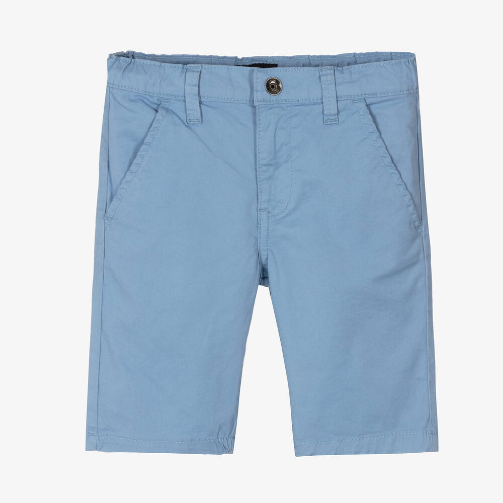 iDO Baby - Short chino bleu en coton garçon | Childrensalon