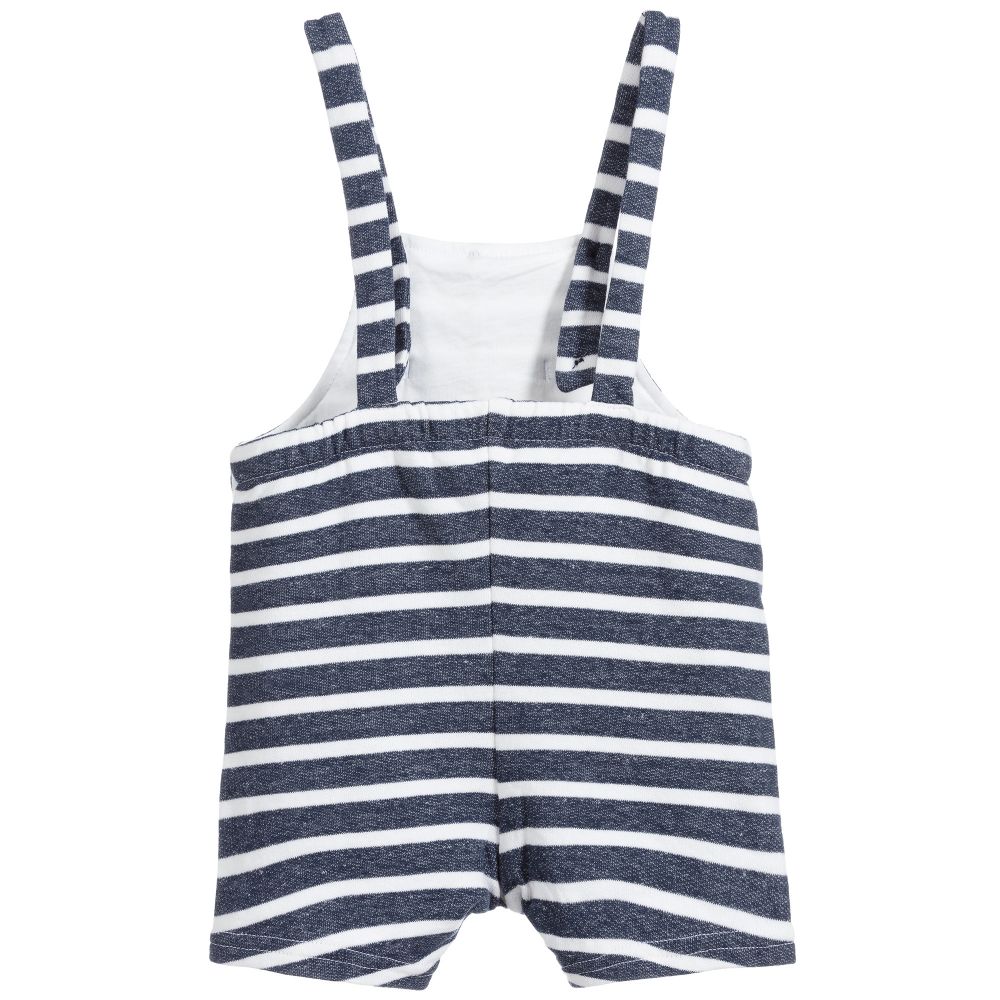 آي دو Mini-دانغريز قطن مقلم لون كحلي وأبيض للمواليد | Childrensalon Outlet