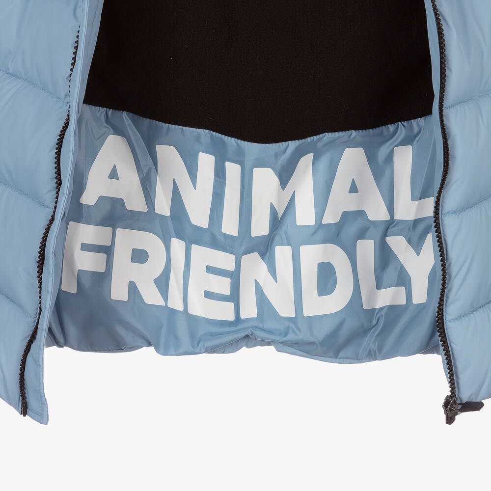 iDO Малыши-Голубой пуховик с капюшоном | Childrensalon Outlet