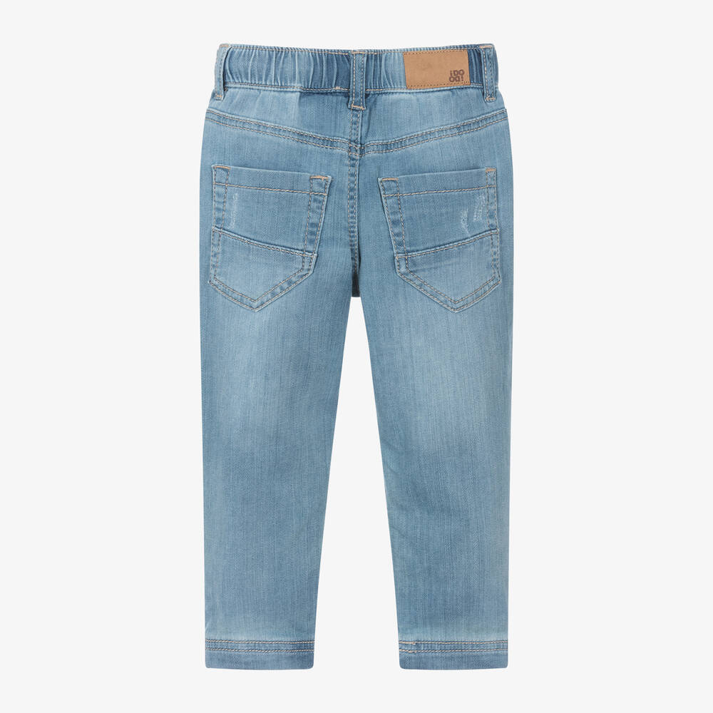 آي دو Baby-جينز قطن دنيم لون أزرق فاتح للأولاد | Childrensalon Outlet