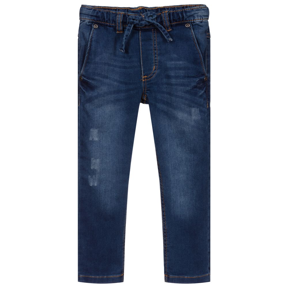 iDO Baby - Boys Blue Jersey Jeans | Childrensalon