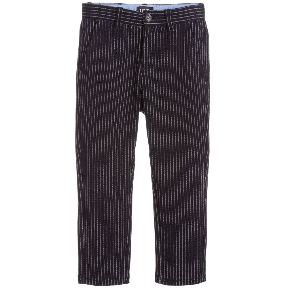 iDO Junior - Boys Blue Jersey Trousers | Childrensalon