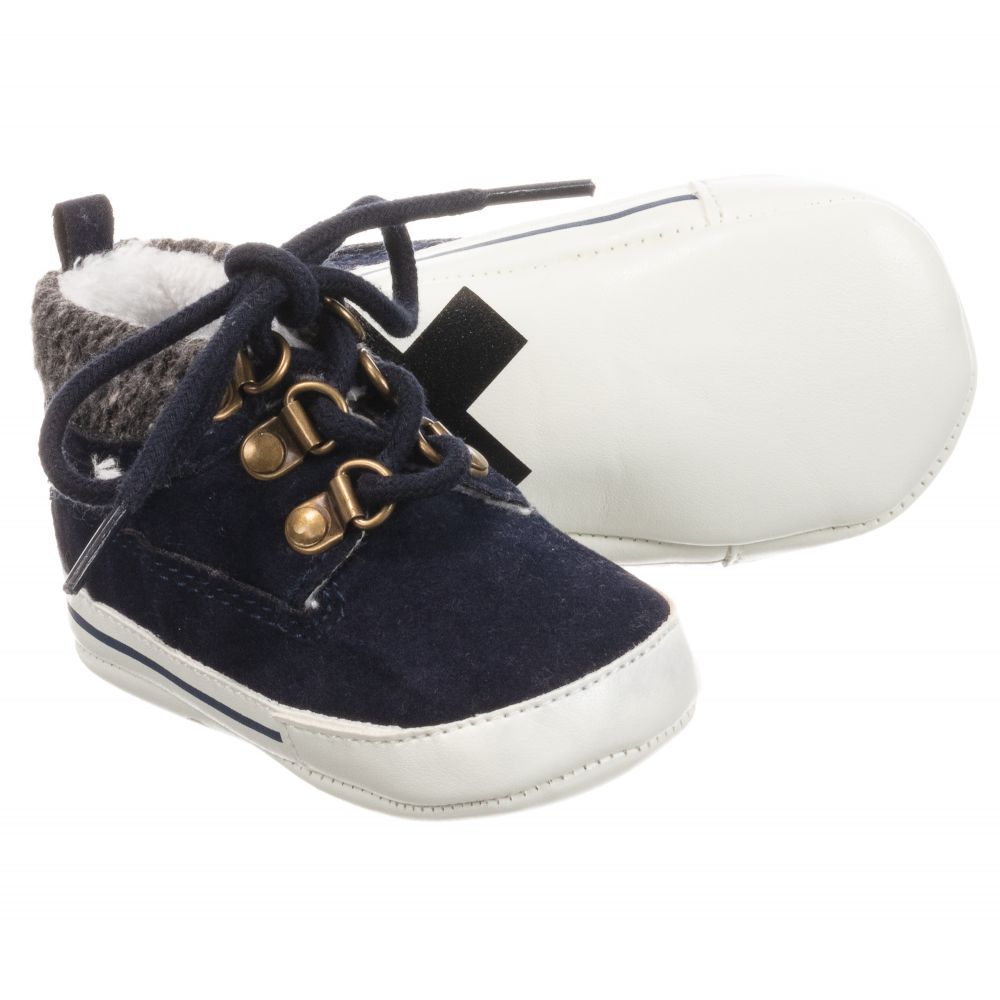 iDO Mini - Boys Blue Pre-Walker Shoes | Childrensalon