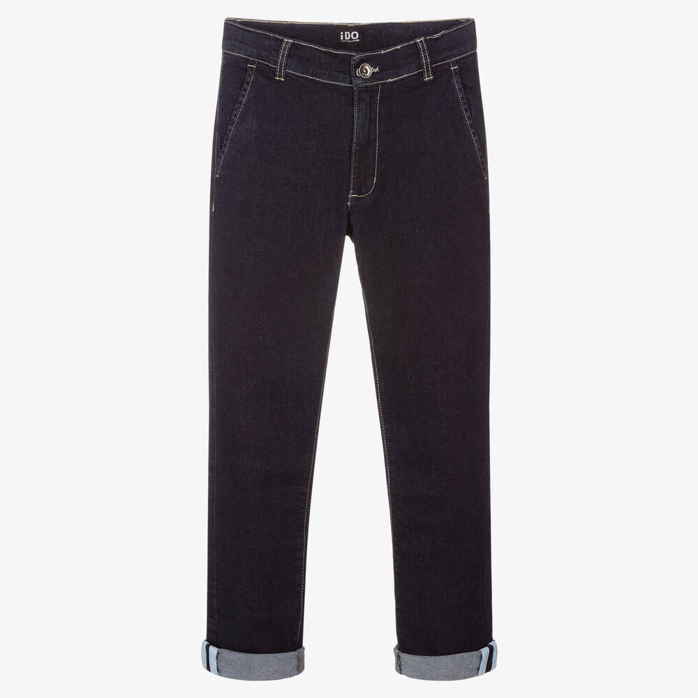 iDO Junior - Boys Blue Regular Denim Jeans | Childrensalon