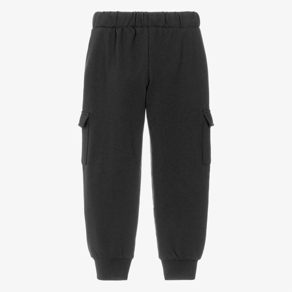 iDO Baby-Boys Charcoal Cargo Trousers | Childrensalon Outlet