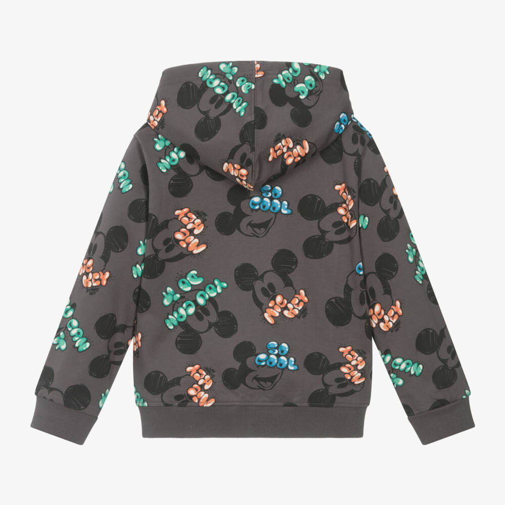 iDO Baby-Boys Charcoal Disney Zip Hoodie | Childrensalon Outlet
