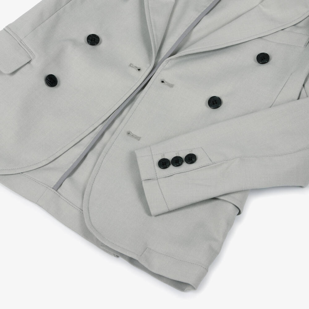 iDO Junior-Boys Charcoal Double-Button Suit Jacket | Childrensalon Outlet