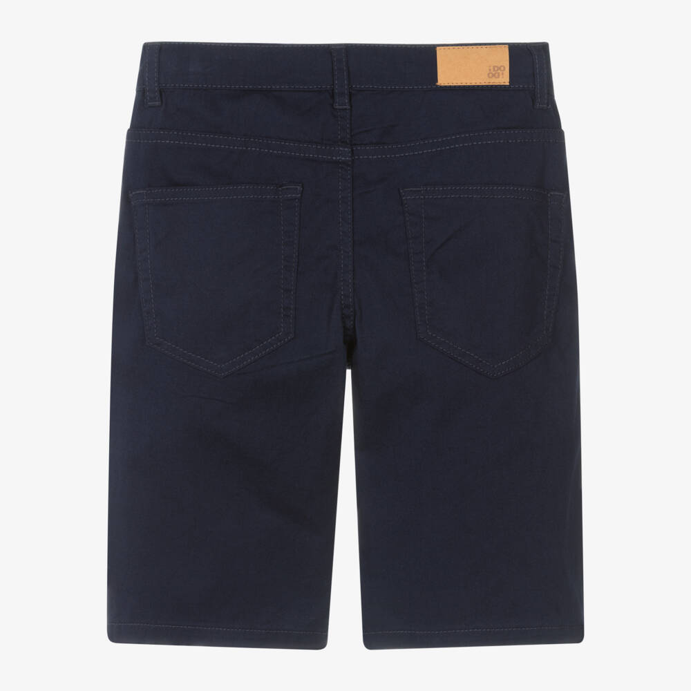 iDO Junior-Boys Classic Blue Chino Shorts | Childrensalon Outlet