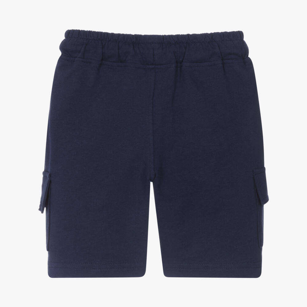 iDO Малыши-Классические синие хлопковые шорты карго для мальчиков | Childrensalon Outlet
