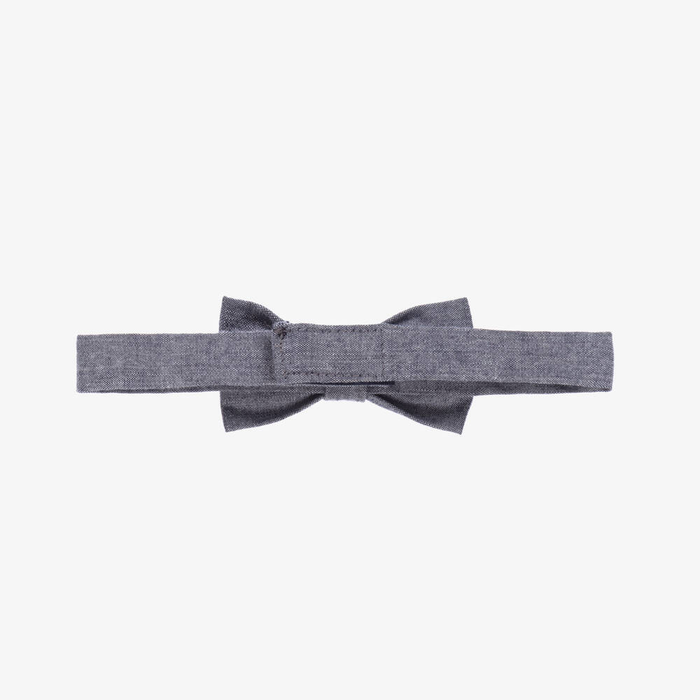 iDO Baby-Boys Classic Blue Cotton Tie | Childrensalon Outlet