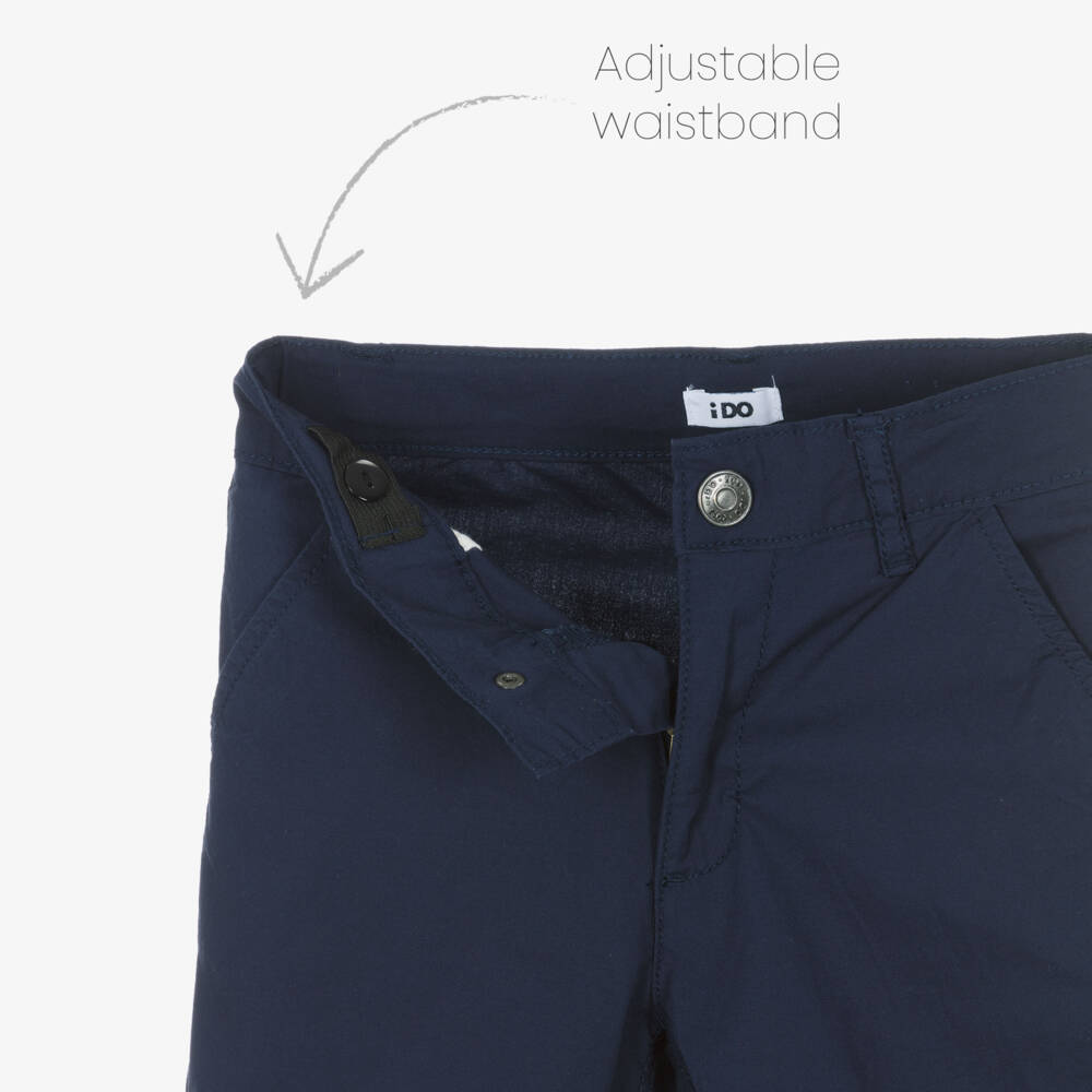 iDO Baby-Boys Classic Blue Stretch Chinos | Childrensalon Outlet