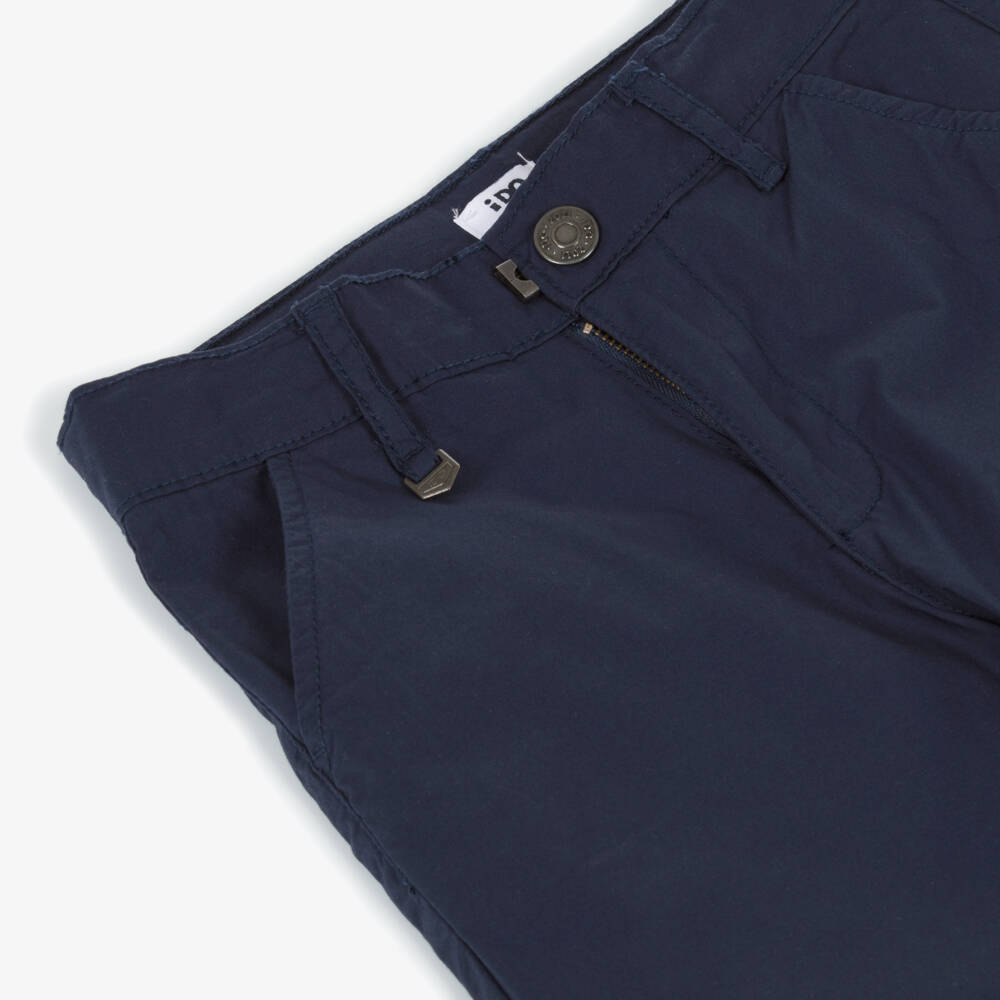 iDO Baby-Boys Classic Blue Stretch Chinos | Childrensalon Outlet