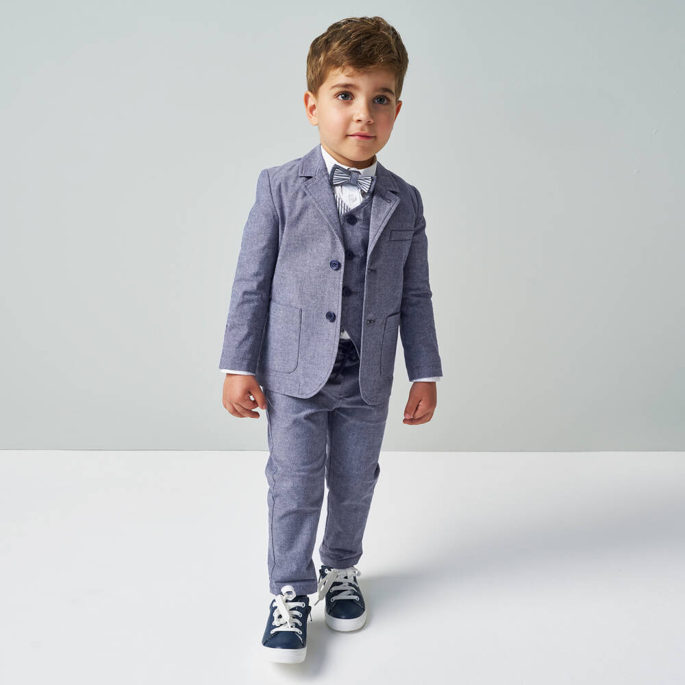 iDO Baby-Boys Classic Ivory Poplin Blouse | Childrensalon Outlet